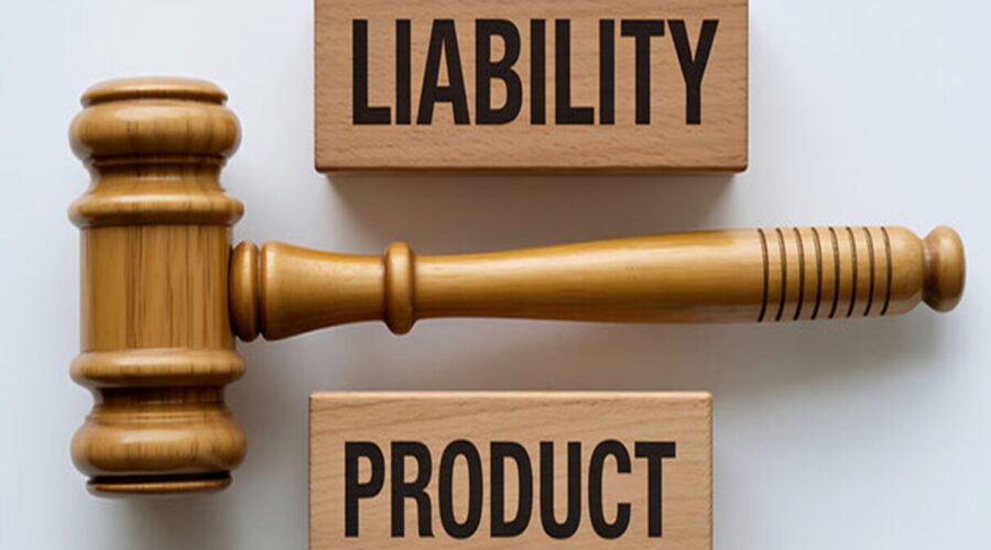 Consumer holding a defective household product with legal documents representing a defective product lawsuits and product liability claim