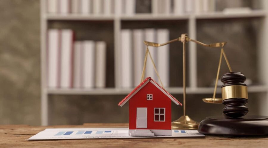 Real Estate Lawsuit involving a property dispute between buyers, sellers, and developers during a legal consultation.