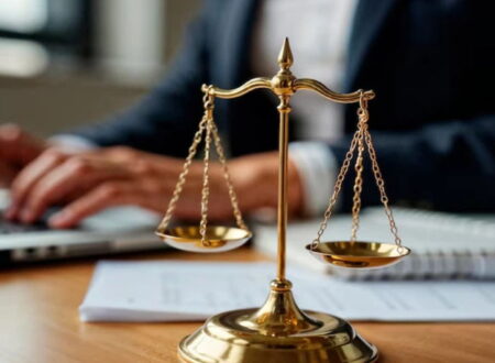 Illustration representing the AlgaeCal lawsuit with legal documents, gavel, and calcium supplement bottles highlighting consumer safety and marketing claims issues.