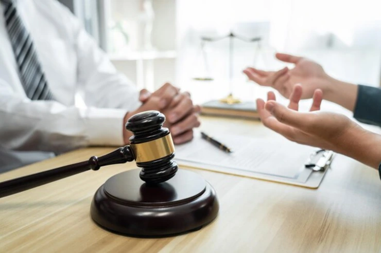 Illustration representing the Dapper Development lawsuit, featuring a courthouse, legal documents, and a judge’s gavel symbolizing ongoing litigation and legal proceedings.