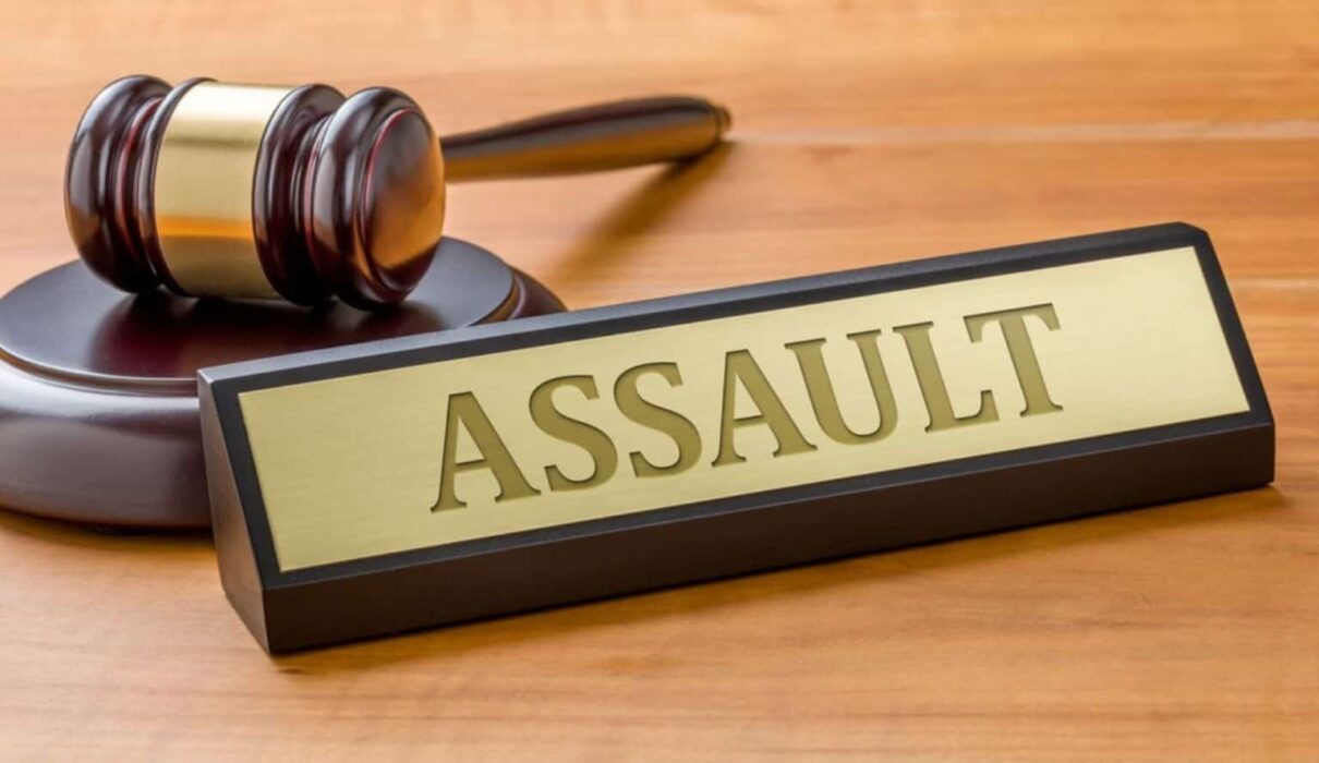 Attempted Assault incident illustration showing a person threatening another in a public setting, representing an Attempted Assault and the importance of legal intervention and victim protection.