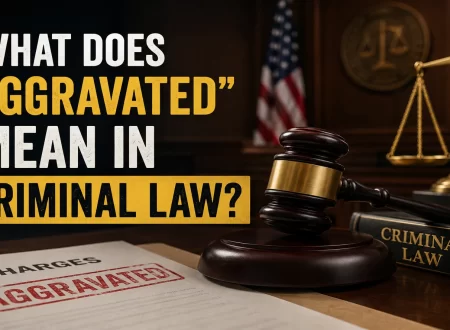 What Does "Aggravated" Mean in Criminal Law? Courtroom Illustration