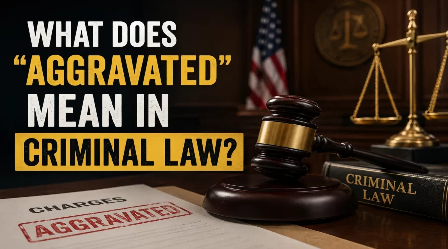What Does "Aggravated" Mean in Criminal Law? Courtroom Illustration