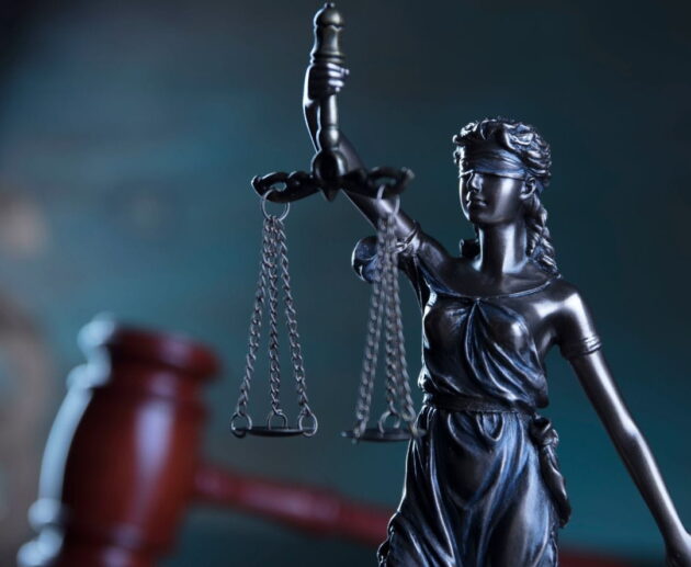 What Is Battery in Law illustration showing one person intentionally making unlawful physical contact with another to explain the legal concept of battery.