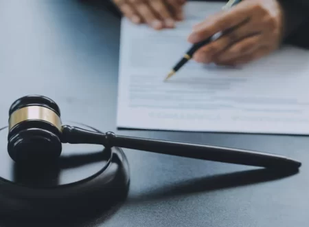 Gavel and legal documents representing research into the Market America Lawsuit
