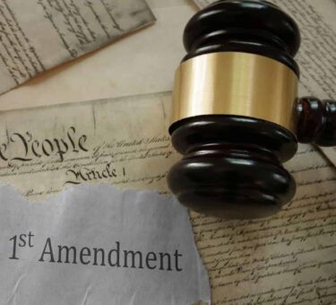 First Amendment lawsuit involving constitutional rights and freedom of speech in the United States.