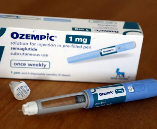 Gavel and Ozempic injection pen representing an Ozempic lawsuit for gastroparesis and injury claims