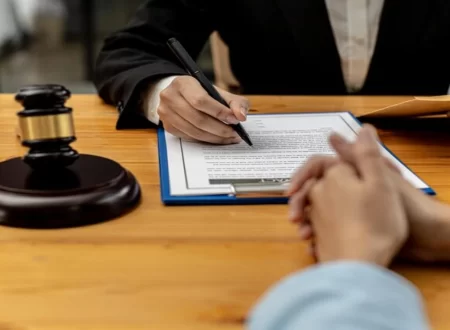 Courtroom gavel and legal documents representing the Justin Baldoni Lawsuit