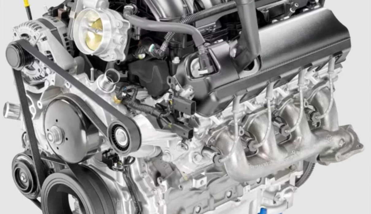 Chevrolet Silverado engine bay showing the 6.2 liter L87 V8 engine tied to the GM V8 engine recall lawsuit