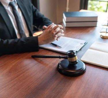 Attorney writting important case details