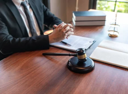 Attorney writting important case details