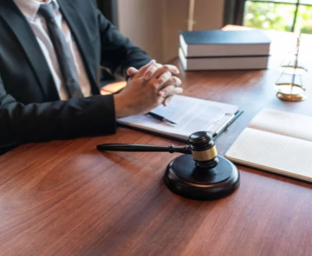 Attorney writting important case details