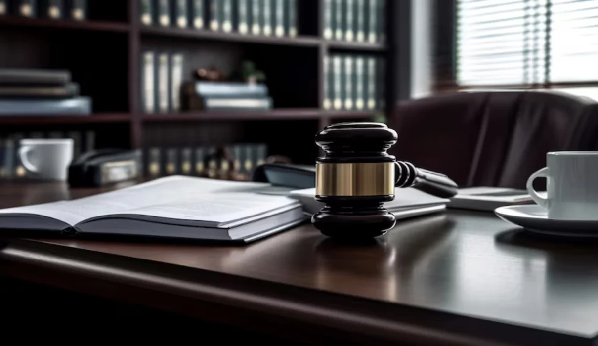 Gavel and stethoscope representing Tepezza compensation and hearing loss claims