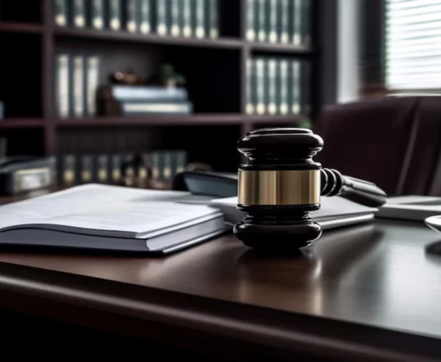 Gavel and stethoscope representing Tepezza compensation and hearing loss claims