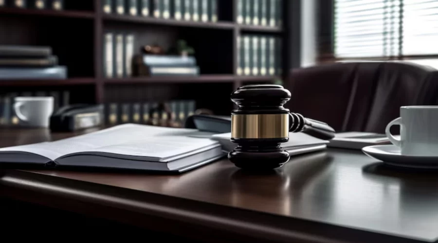 Gavel and stethoscope representing Tepezza compensation and hearing loss claims