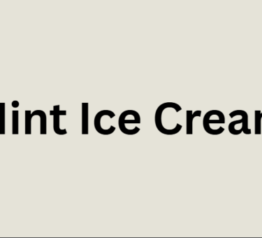 Mint Ice Cream